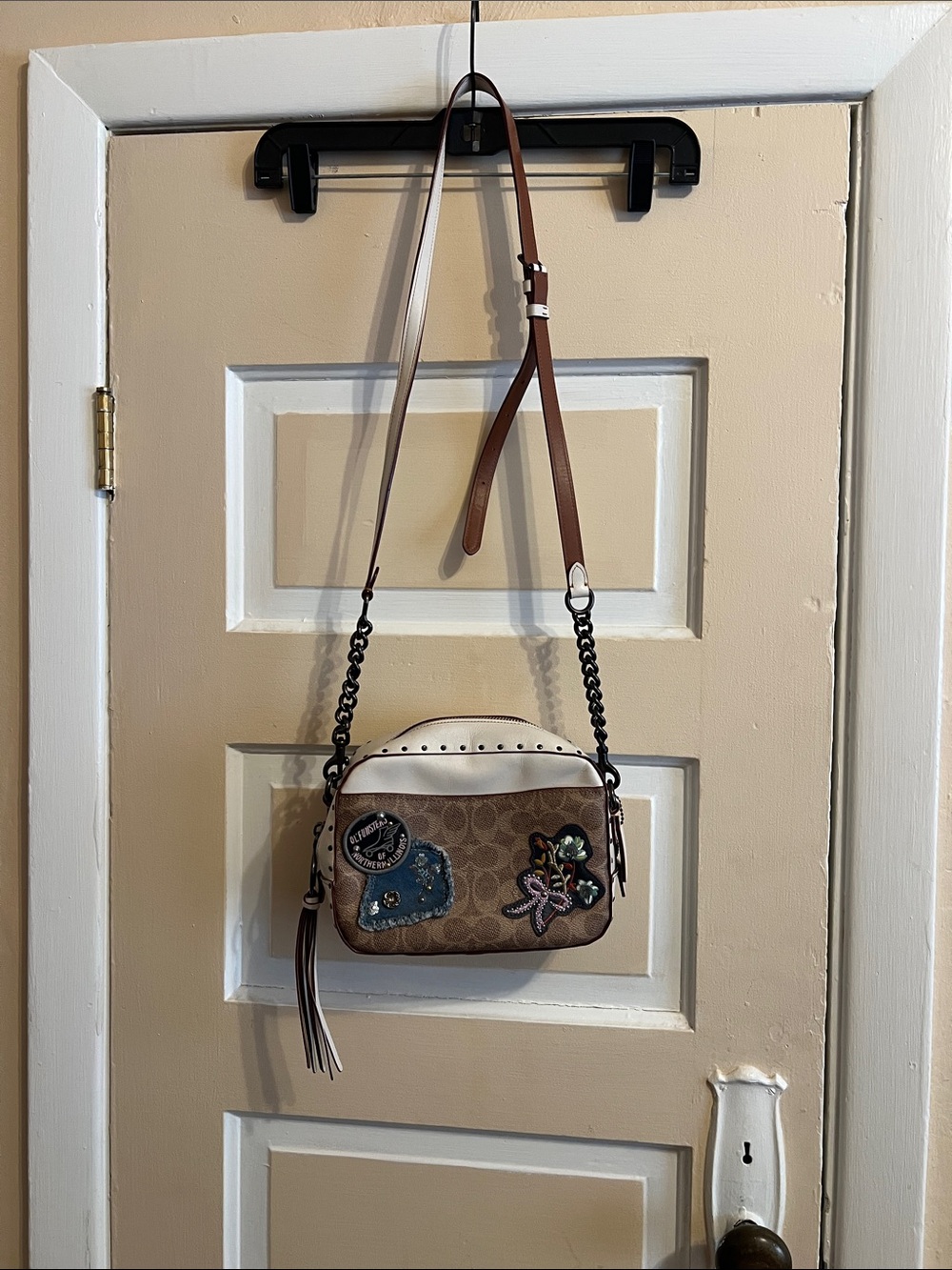 Coach Ol’Funsters of Illinois Crossbody with Embellished Patches